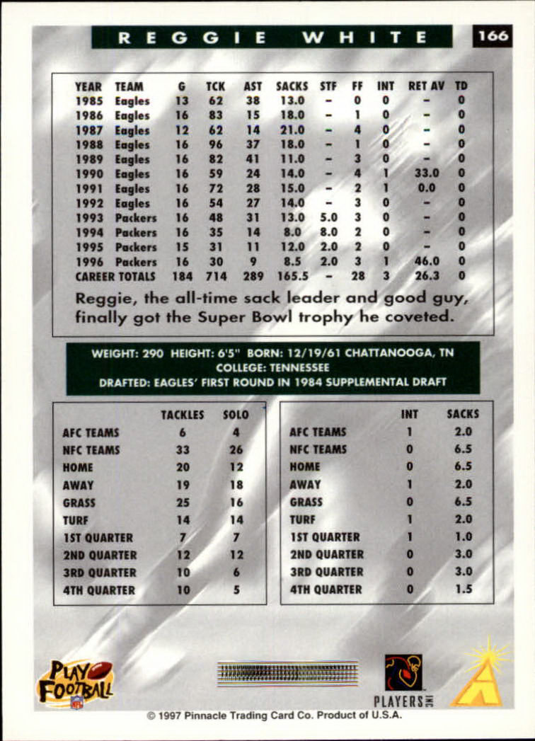 1997 Score Football "Main Set" Cards #1 to #200 Rookies and Veterans - Picture 271 of 311