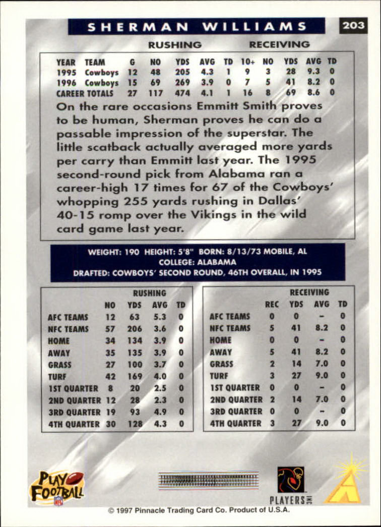 1997 Score Football "Main Set" Cards #201 to #330 Rookies and Veterans - Picture 7 of 249