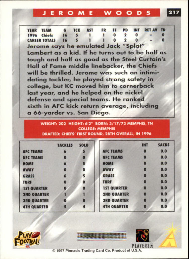 1997 Score Football "Main Set" Cards #201 to #330 Rookies and Veterans - Picture 33 of 249