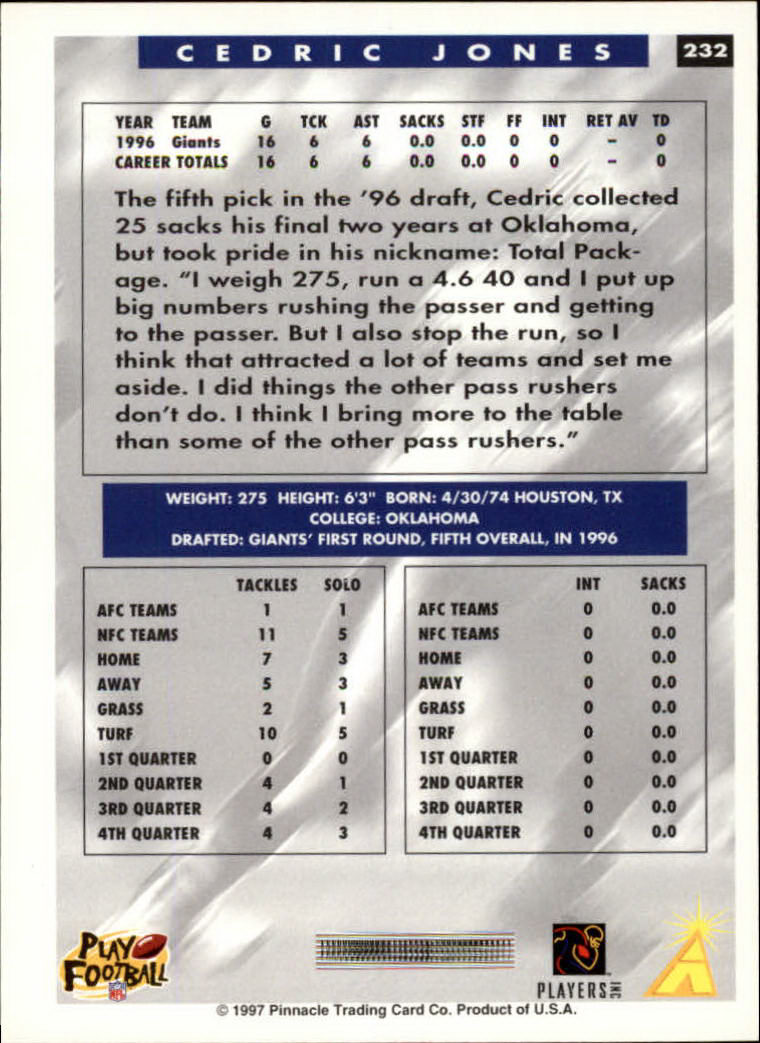 1997 Score Football "Main Set" Cards #201 to #330 Rookies and Veterans - Picture 61 of 249