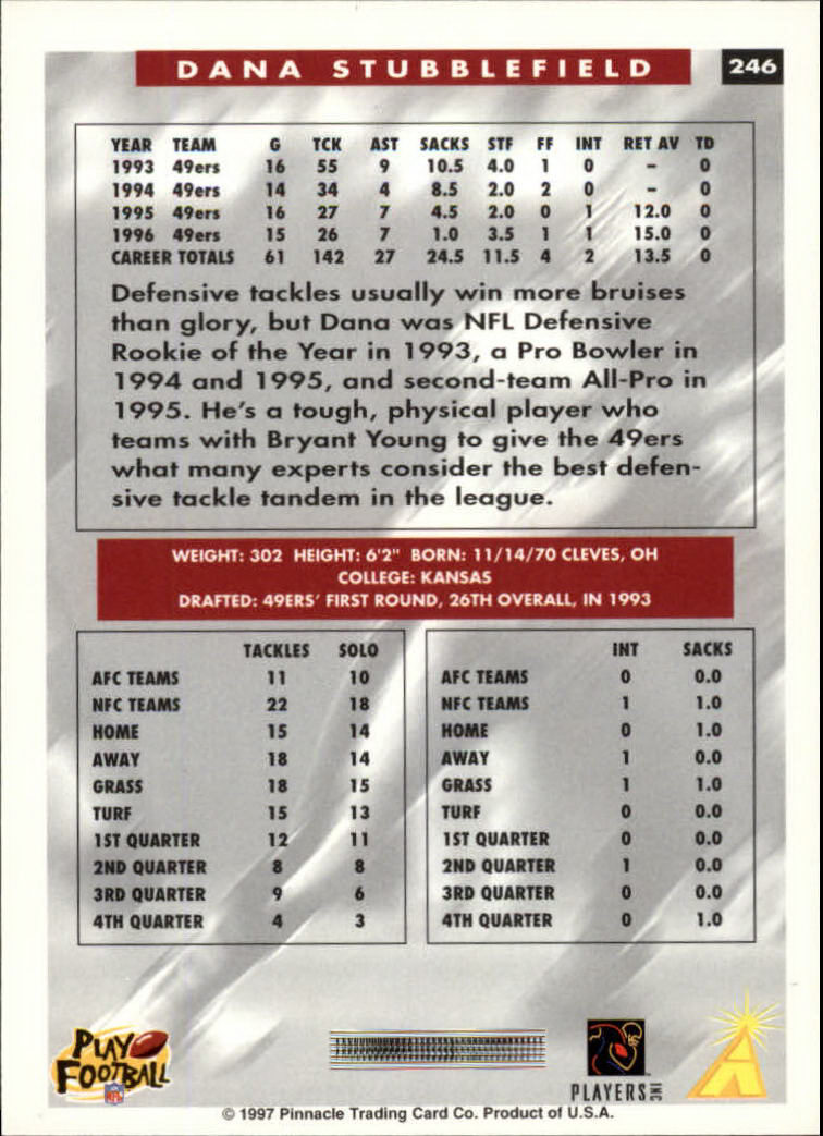 1997 Score Football "Main Set" Cards #201 to #330 Rookies and Veterans - Picture 85 of 249