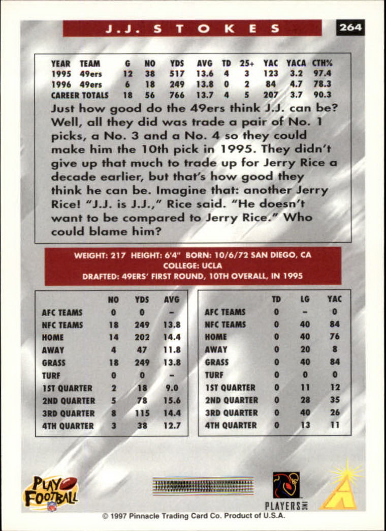 1997 Score Football "Main Set" Cards #201 to #330 Rookies and Veterans - Picture 121 of 249