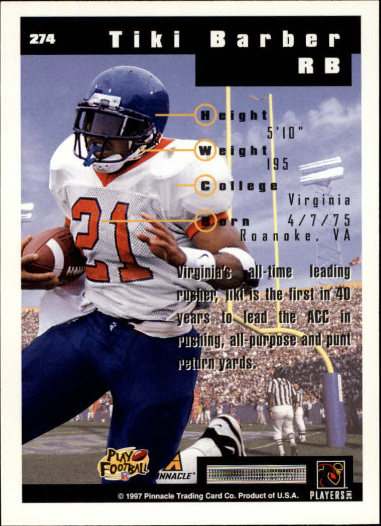 1997 Score Football "Main Set" Cards #201 to #330 Rookies and Veterans - Picture 141 of 249