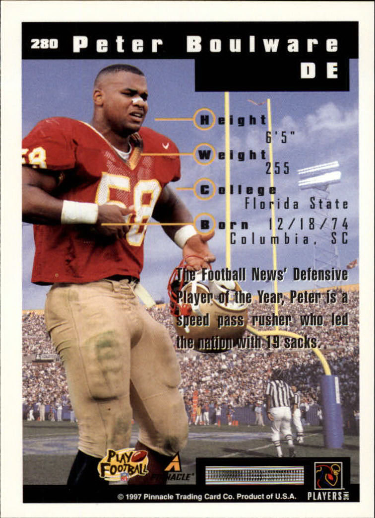 1997 Score Football "Main Set" Cards #201 to #330 Rookies and Veterans - Picture 153 of 249
