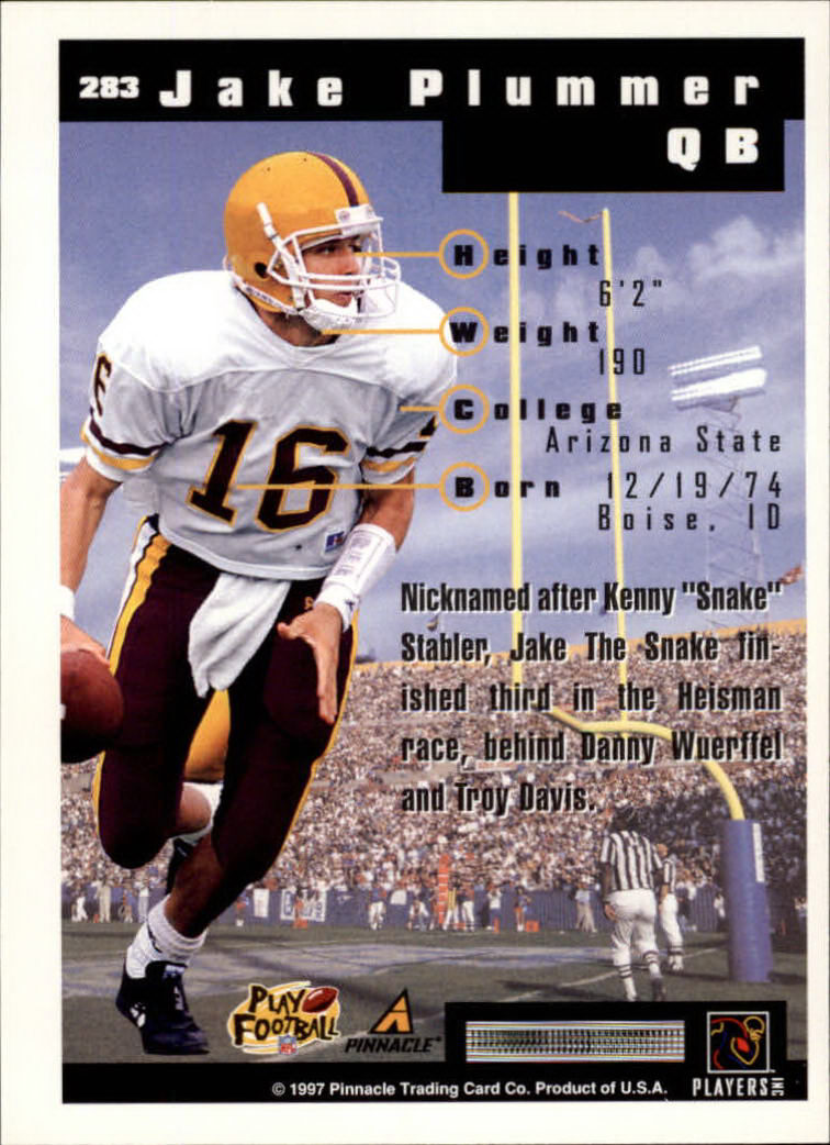 1997 Score Football "Main Set" Cards #201 to #330 Rookies and Veterans - Picture 159 of 249