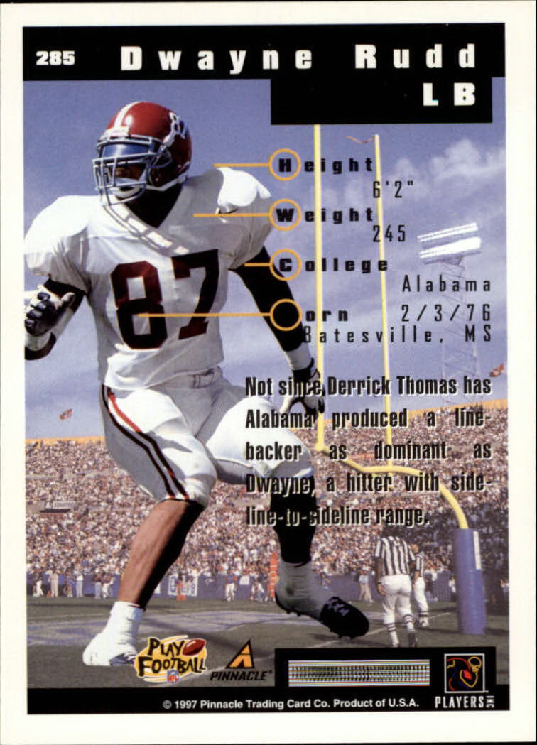 1997 Score Football "Main Set" Cards #201 to #330 Rookies and Veterans - Picture 163 of 249