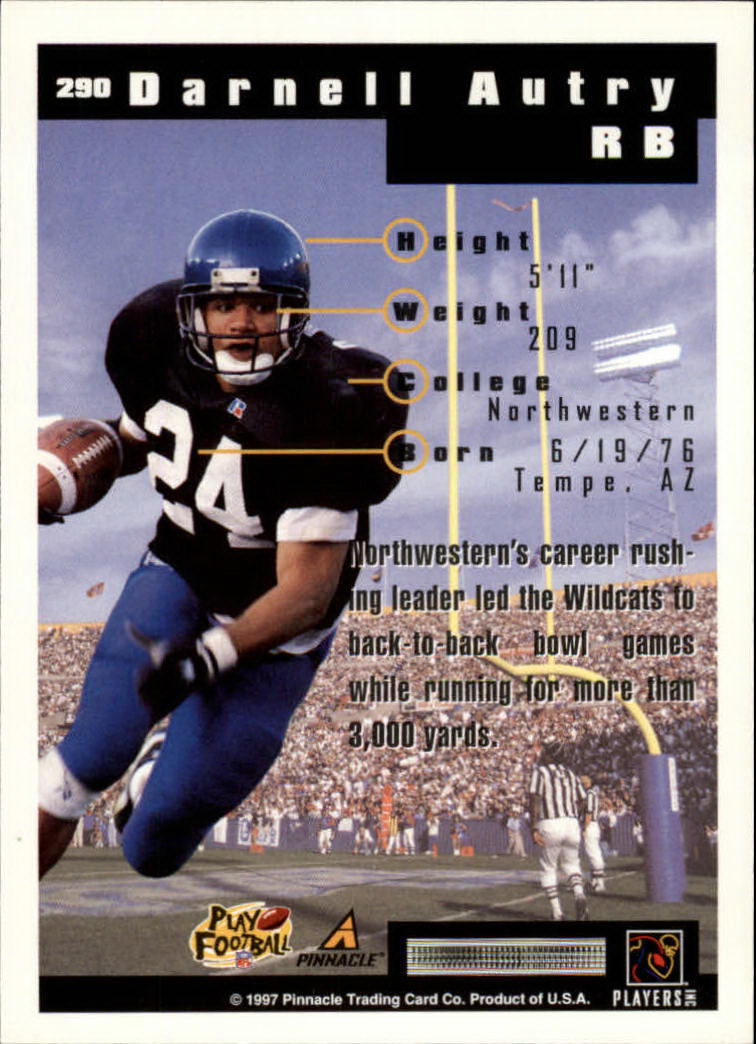 1997 Score Football "Main Set" Cards #201 to #330 Rookies and Veterans - Picture 173 of 249