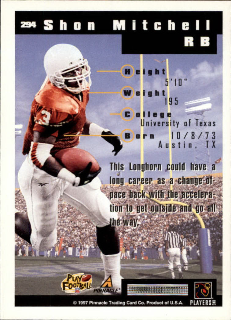 1997 Score Football "Main Set" Cards #201 to #330 Rookies and Veterans - Picture 181 of 249