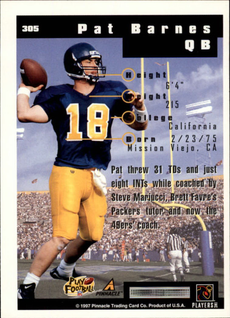 1997 Score Football "Main Set" Cards #201 to #330 Rookies and Veterans - Picture 203 of 249