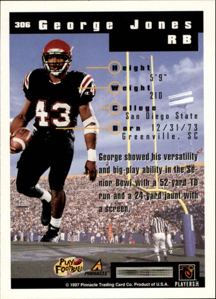 1997 Score Football "Main Set" Cards #201 to #330 Rookies and Veterans - Picture 205 of 249