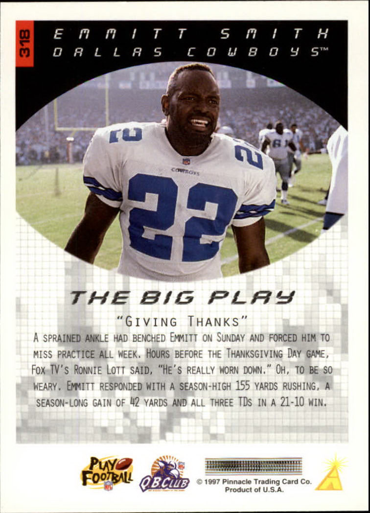 1997 Score Football "Main Set" Cards #201 to #330 Rookies and Veterans - Picture 227 of 249