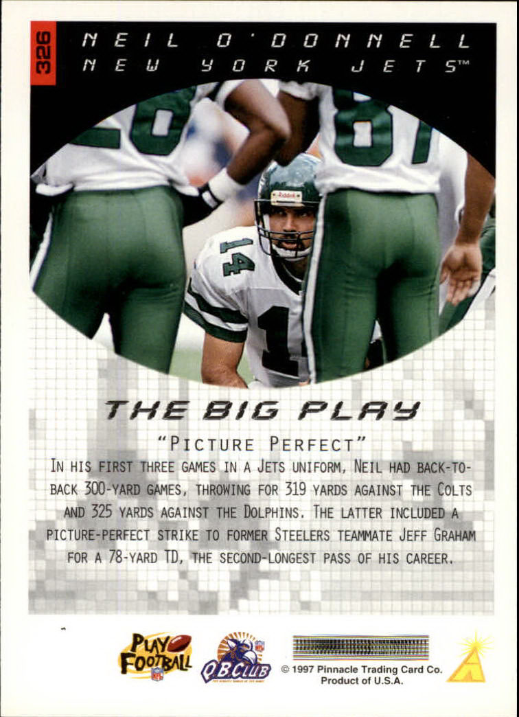 1997 Score Football "Main Set" Cards #201 to #330 Rookies and Veterans - Picture 243 of 249