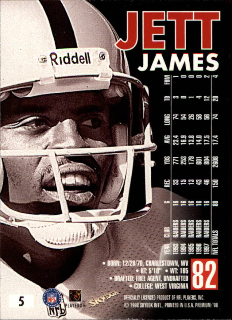 1998 SkyBox Premium Football Card Pick - Picture 11 of 426