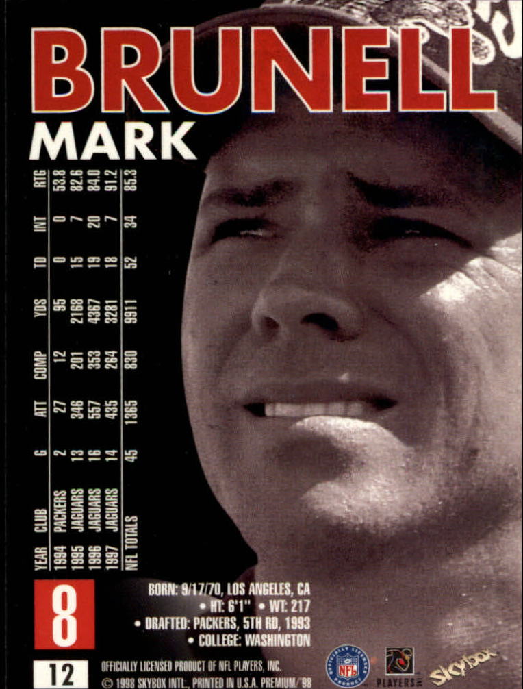 1998 SkyBox Premium Football Card Pick - Picture 25 of 426