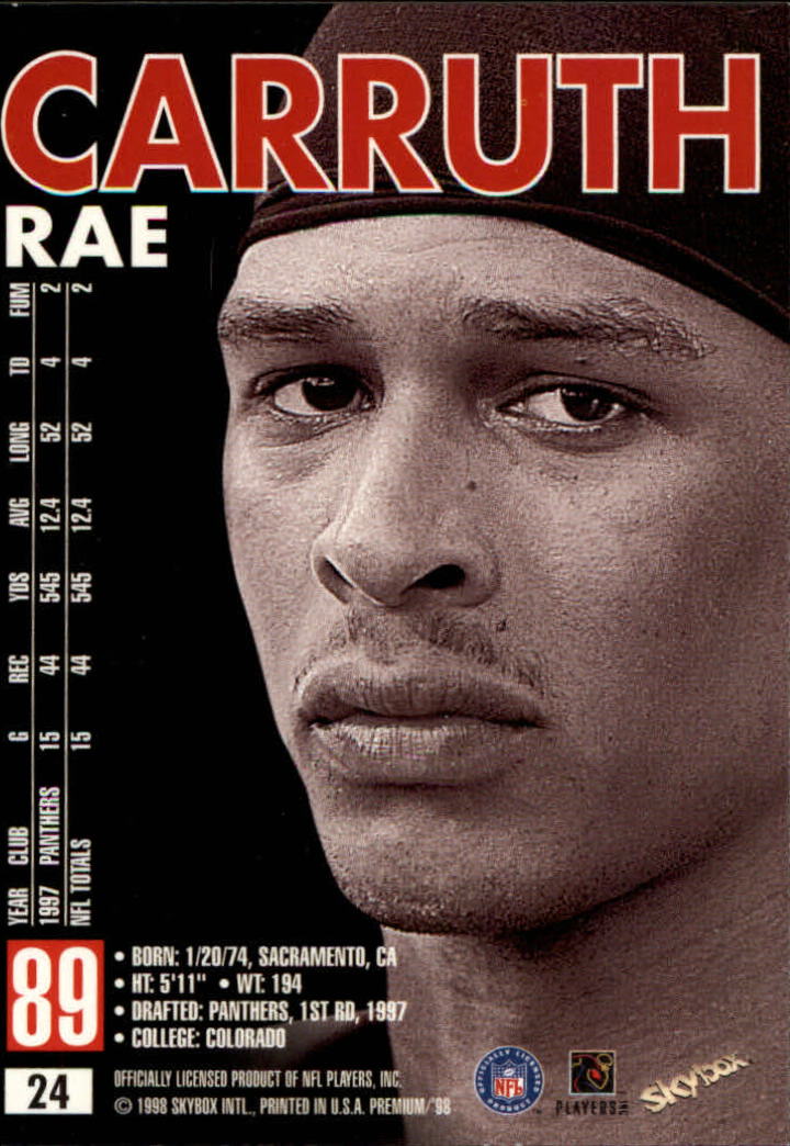 1998 SkyBox Premium Football Card Pick - Picture 49 of 426