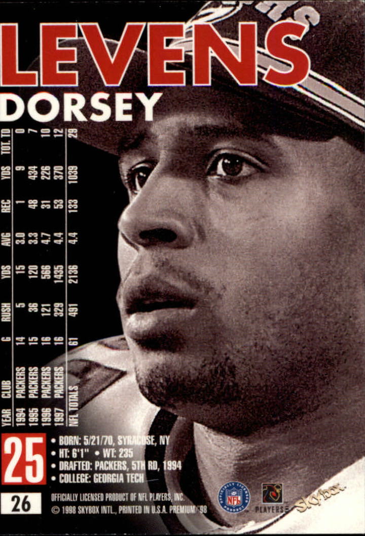 1998 SkyBox Premium Football Card Pick - Picture 53 of 426