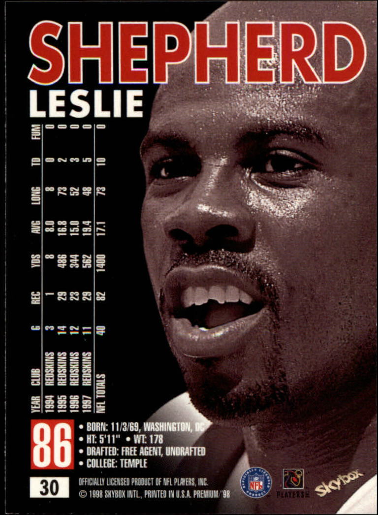 1998 SkyBox Premium Football Card Pick - Picture 61 of 426