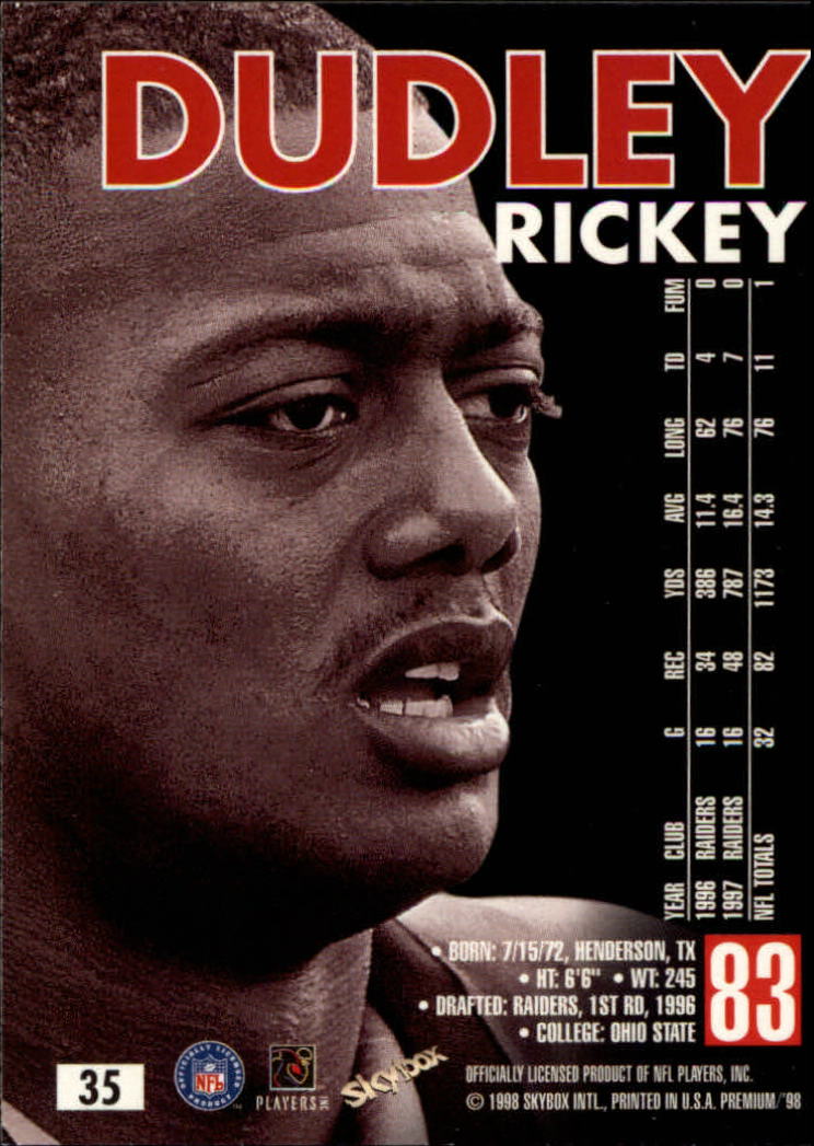 1998 SkyBox Premium Football Card Pick - Picture 71 of 426