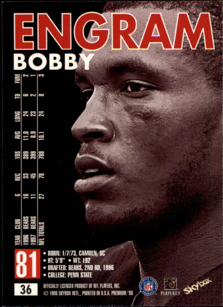 1998 SkyBox Premium Football Card Pick - Picture 73 of 426