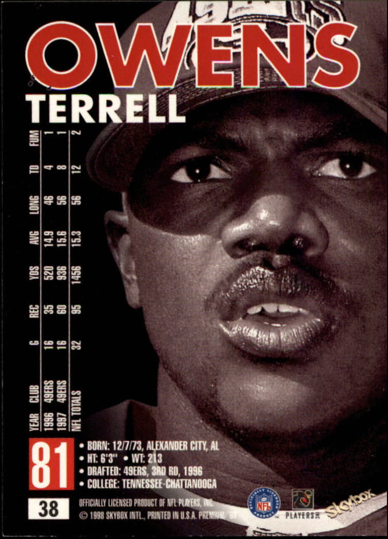 1998 SkyBox Premium Football Card Pick - Picture 77 of 426