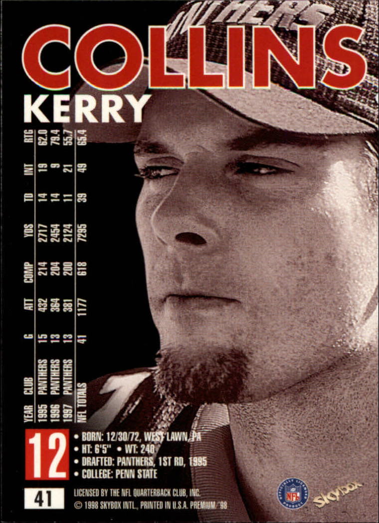 1998 SkyBox Premium Football Card Pick - Picture 83 of 426