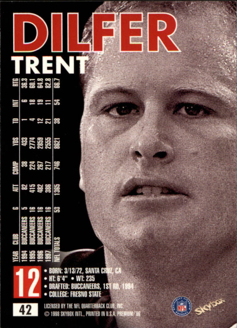 1998 SkyBox Premium Football Card Pick - Picture 85 of 426