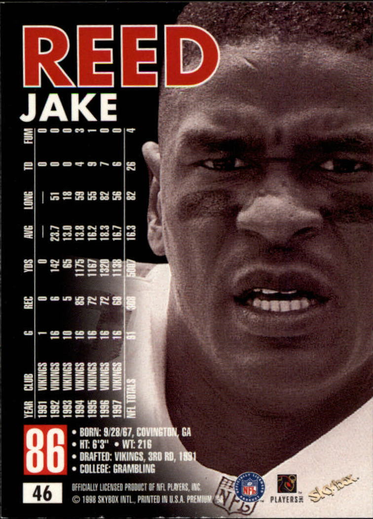 1998 SkyBox Premium Football Card Pick - Picture 93 of 426