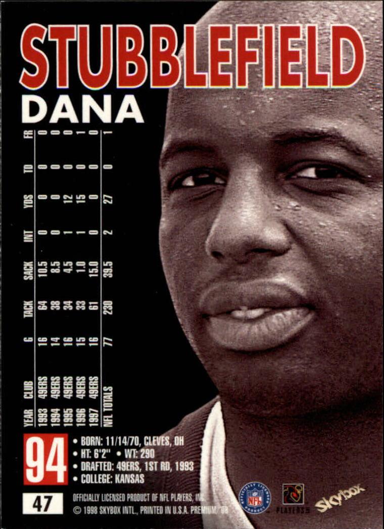 1998 SkyBox Premium Football Card Pick - Picture 95 of 426