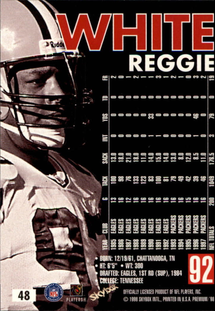 1998 SkyBox Premium Football Card Pick - Picture 97 of 426