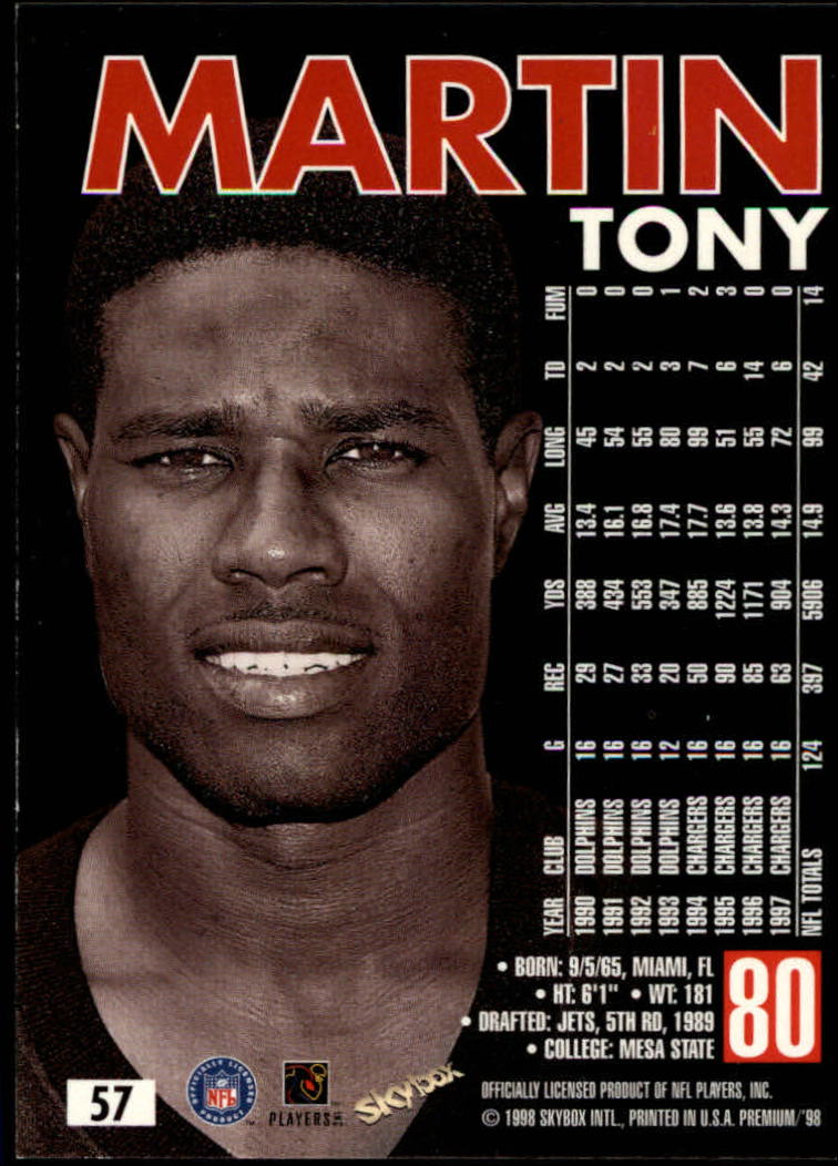 1998 SkyBox Premium Football Card Pick - Picture 115 of 426