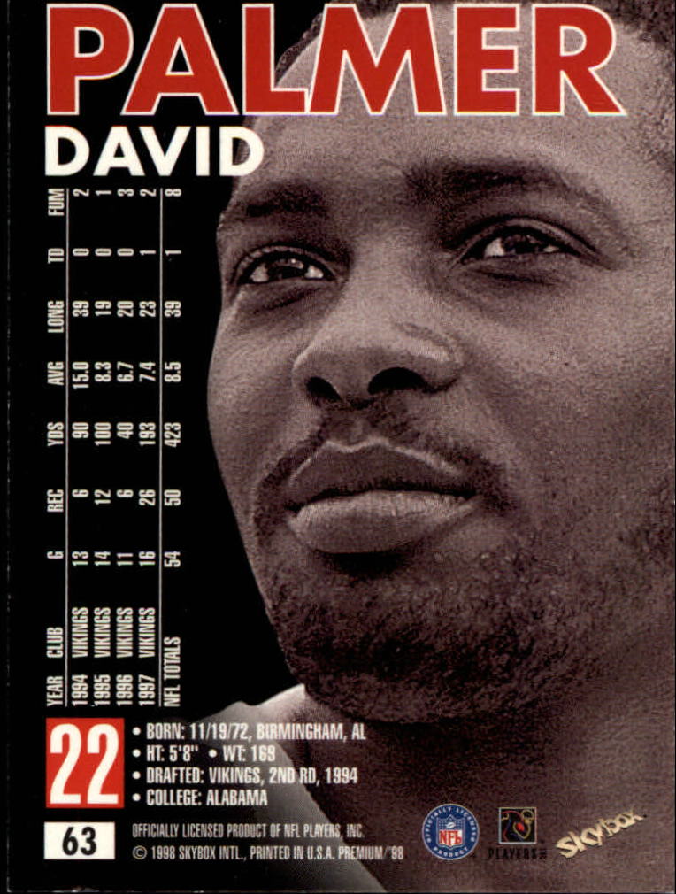 1998 SkyBox Premium Football Card Pick - Picture 125 of 426