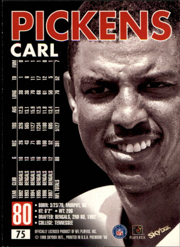 1998 SkyBox Premium Football Card Pick - Picture 149 of 426