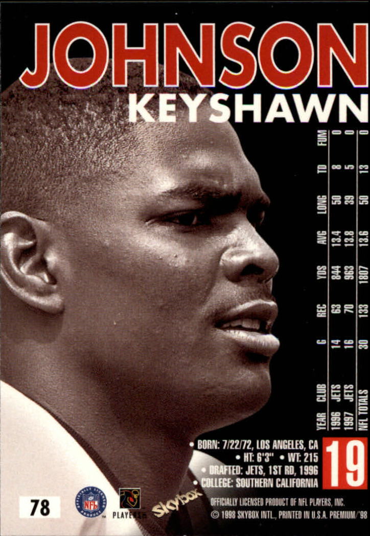 1998 SkyBox Premium Football Card Pick - Picture 155 of 426