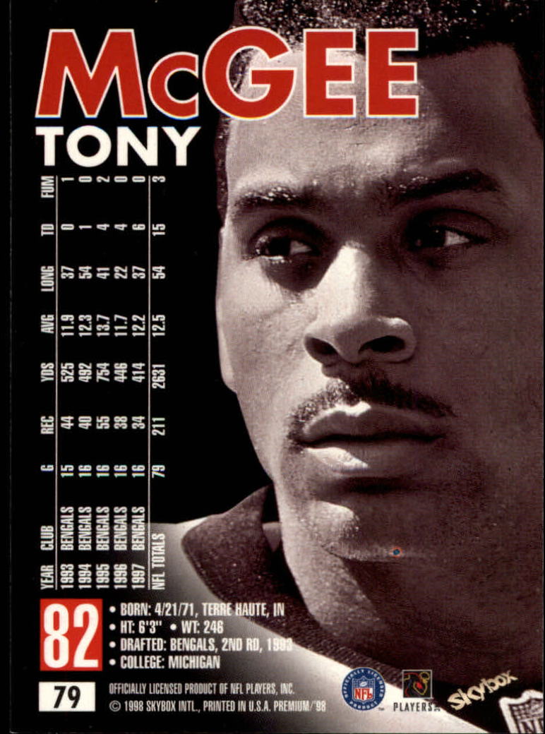 1998 SkyBox Premium Football Card Pick - Picture 157 of 426