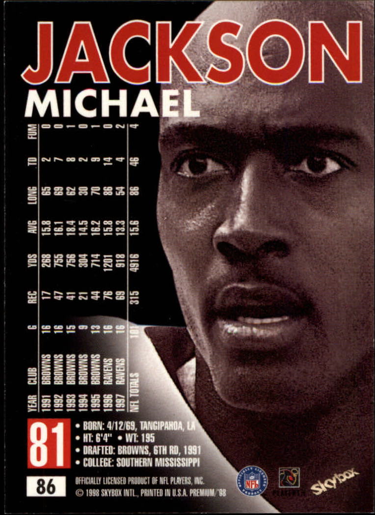 1998 SkyBox Premium Football Card Pick - Picture 171 of 426