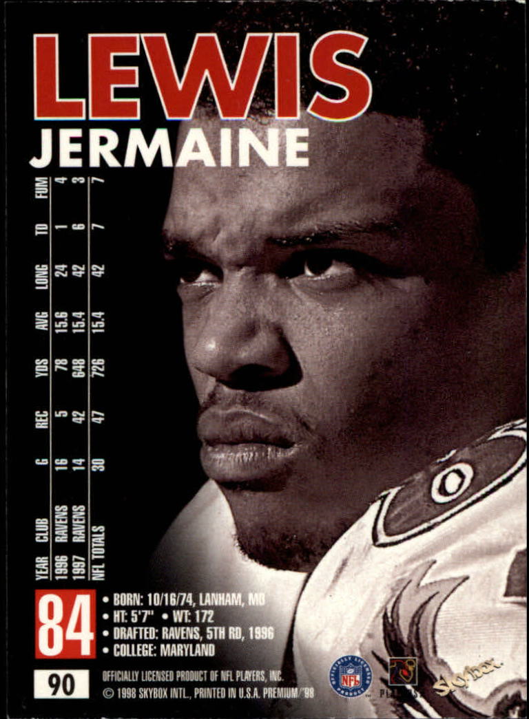 1998 SkyBox Premium Football Card Pick - Picture 179 of 426