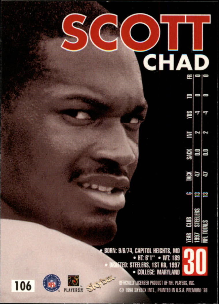 1998 SkyBox Premium Football Card Pick - Picture 211 of 426