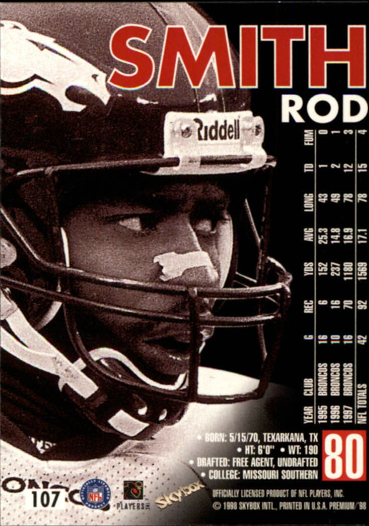 1998 SkyBox Premium Football Card Pick - Picture 213 of 426