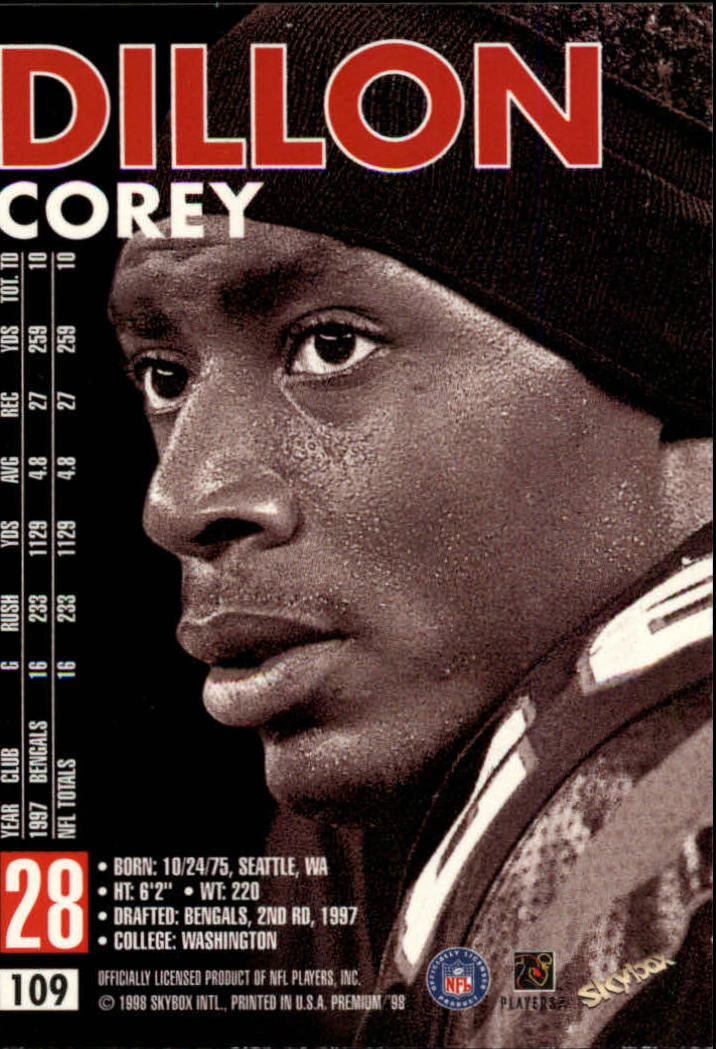 1998 SkyBox Premium Football Card Pick - Picture 217 of 426