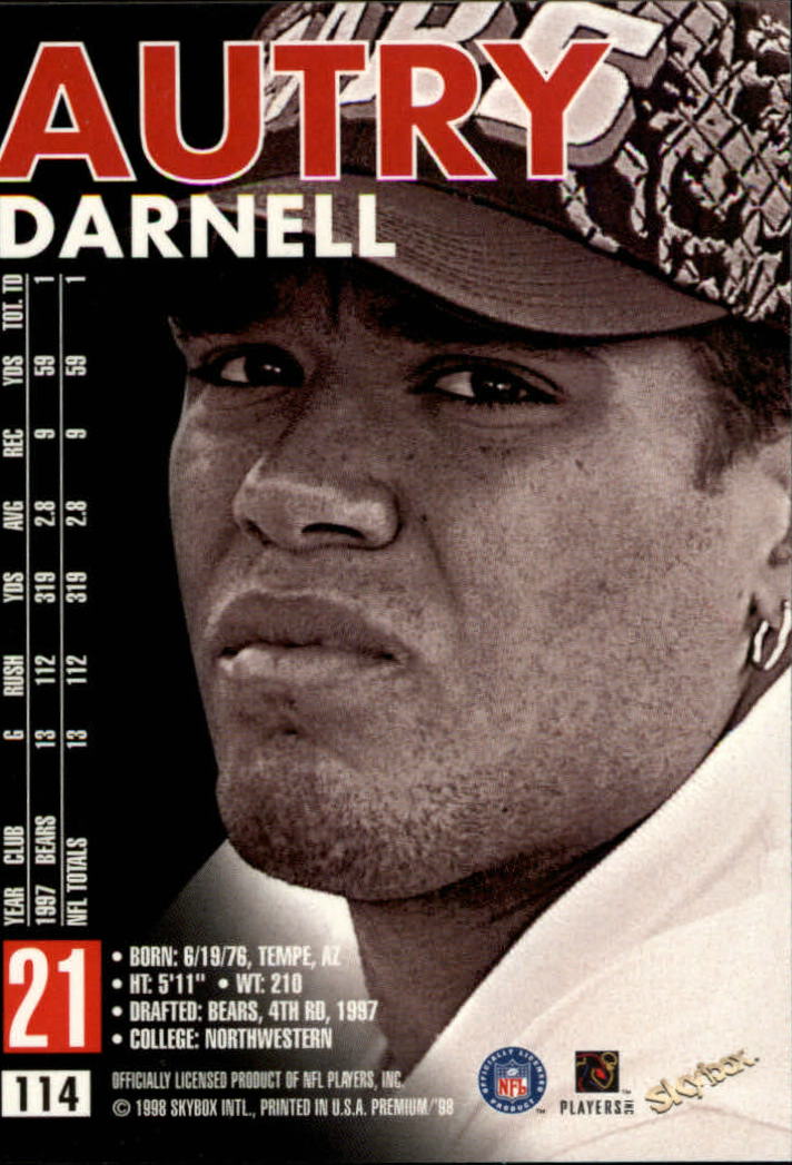 1998 SkyBox Premium Football Card Pick - Picture 227 of 426