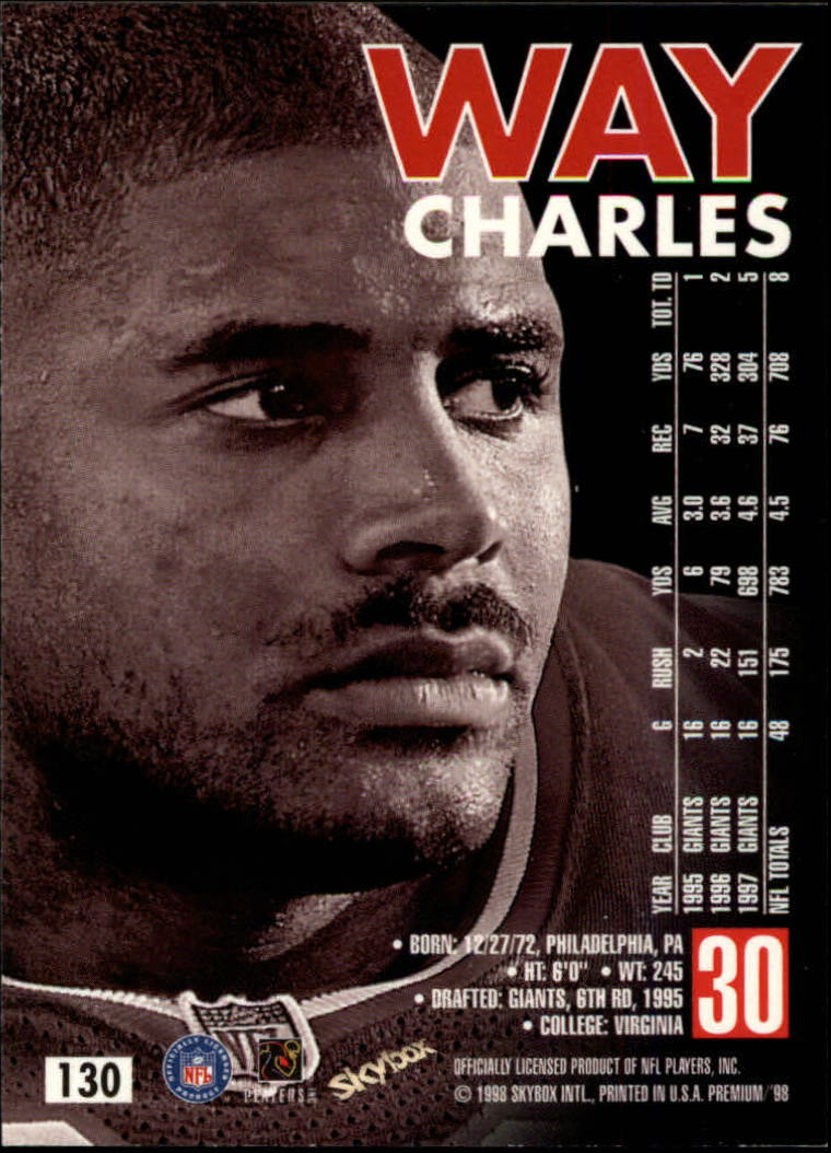 1998 SkyBox Premium Football Card Pick - Picture 259 of 426