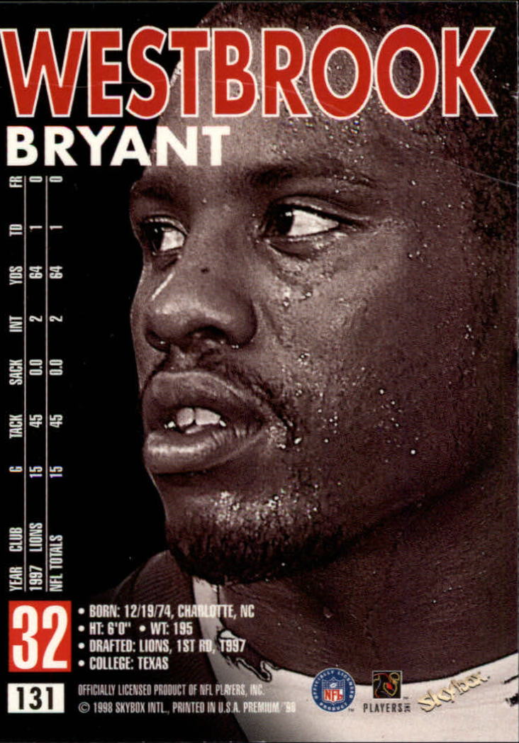 1998 SkyBox Premium Football Card Pick - Picture 261 of 426