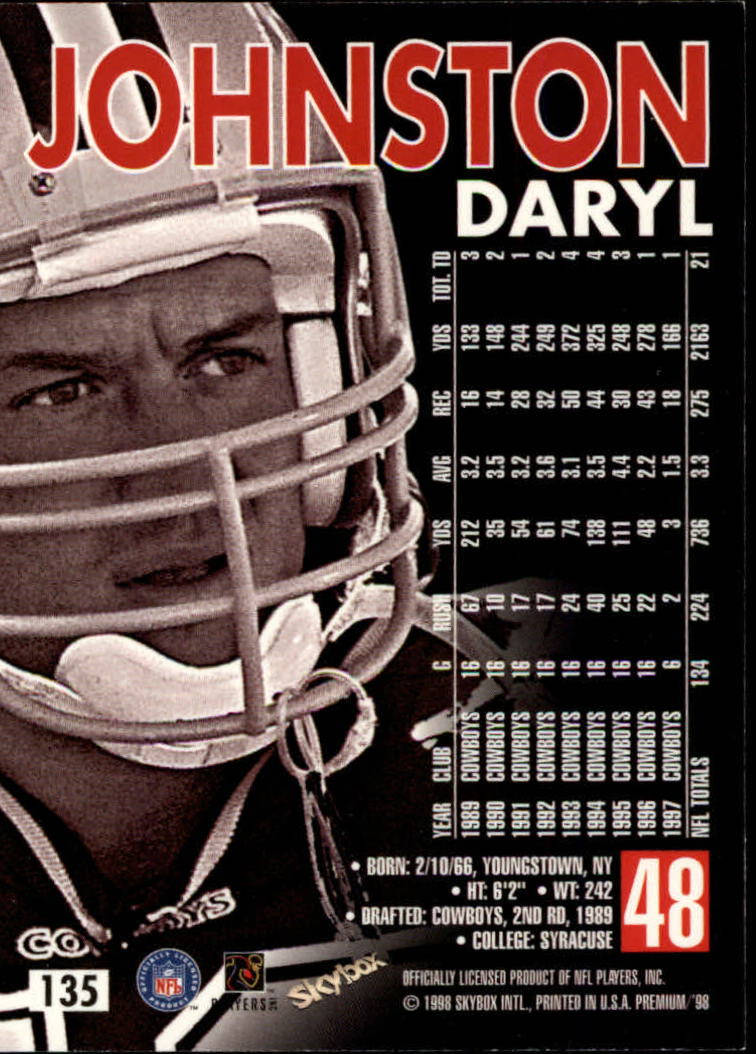 1998 SkyBox Premium Football Card Pick - Picture 269 of 426