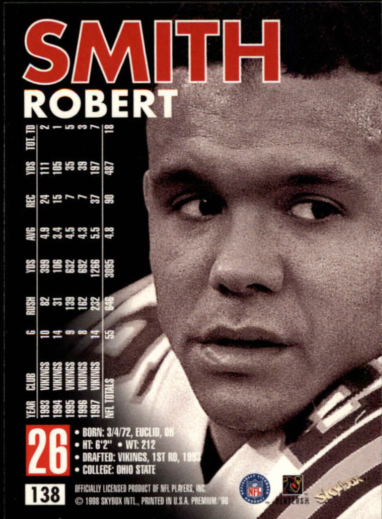 1998 SkyBox Premium Football Card Pick - Picture 275 of 426