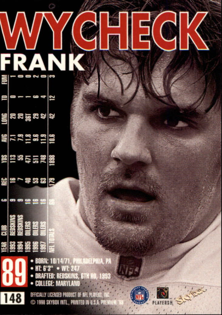 1998 SkyBox Premium Football Card Pick - Picture 295 of 426