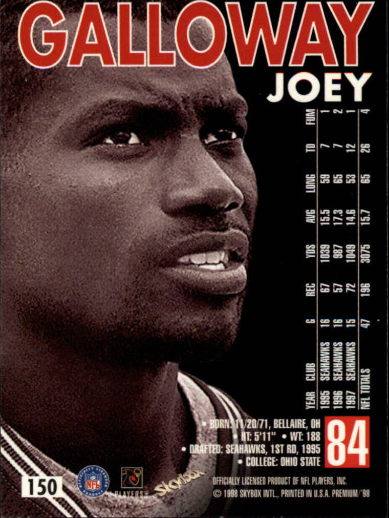 1998 SkyBox Premium Football Card Pick - Picture 299 of 426