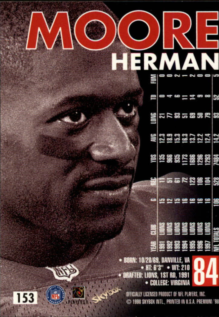 1998 SkyBox Premium Football Card Pick - Picture 305 of 426