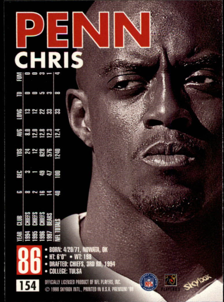 1998 SkyBox Premium Football Card Pick - Picture 307 of 426