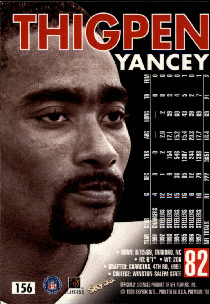 1998 SkyBox Premium Football Card Pick - Picture 311 of 426