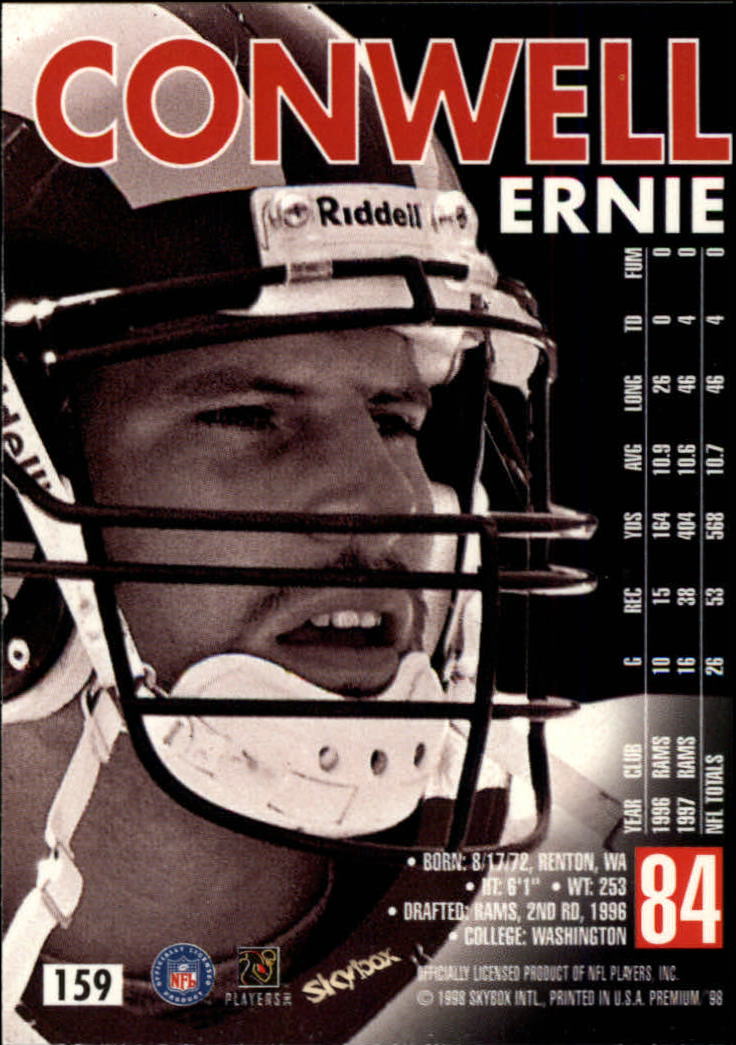 1998 SkyBox Premium Football Card Pick - Picture 317 of 426